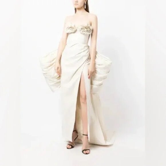 Rachel Gilbert Romy White Gown AU2/US4 - Picture 4 of 16